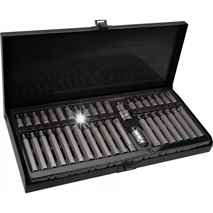 Комплект от 40 бр. накрайници за отвертка Torx, Spline, Hex, NEO, 30x75mm