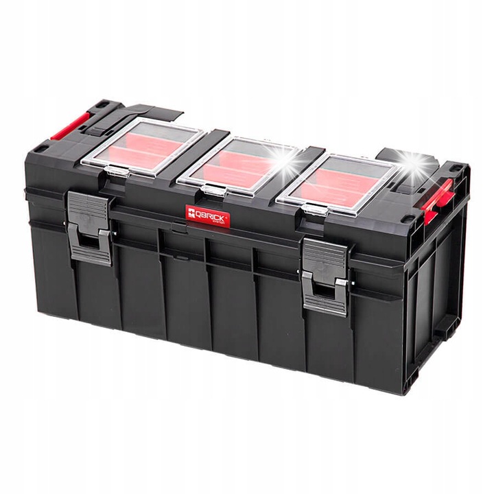Qbrick PRO 600 szerszámosláda, 22 liter, vízálló, méretei 54,5x27x24,5cm