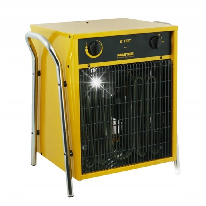 Индустриална аеротерма Master B 15 IT, 15 kW, 1700 m/h, жълта, 39x37x31 см