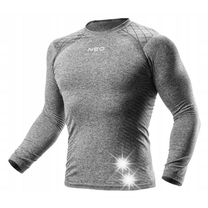 Спортна блуза NEO, термо, сива, полиамид, S-M INTL