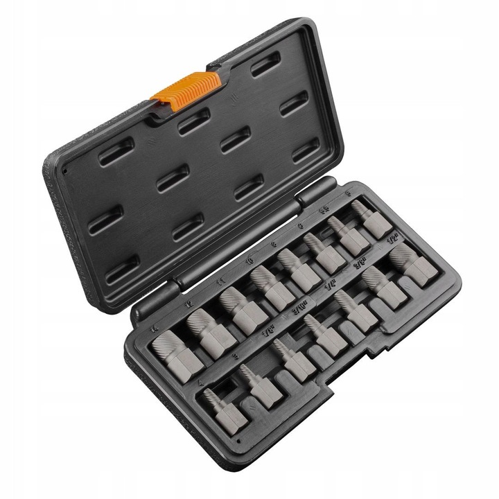 Set de 15 extractoare pentru suruburi rupte, Neo Tools, dimensiuni ...