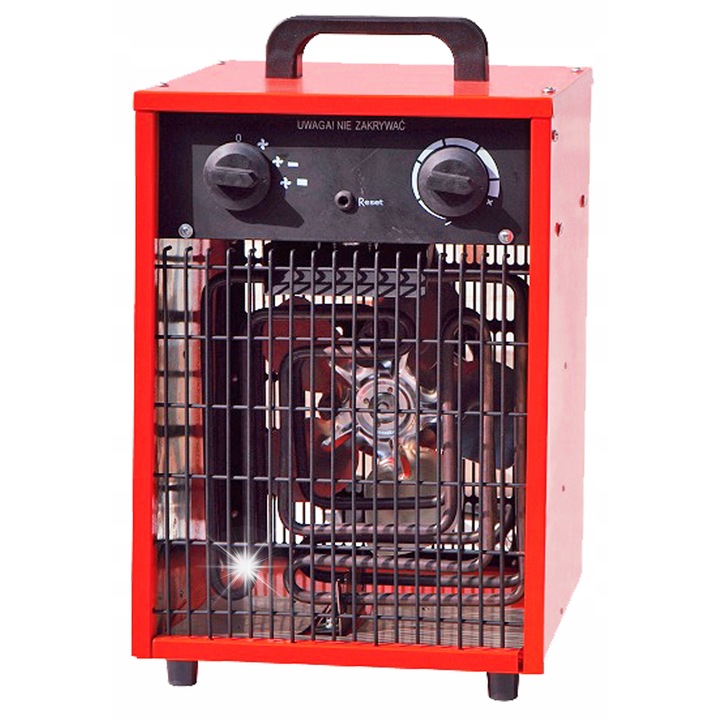 Електрически нагревател 3,3kW Dedra DED9921 червен