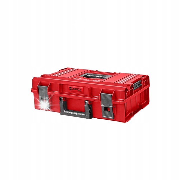Qbrick System ONE 200 Technik moduláris fiók, 15,4L, piros, 585x385x190mm, szett
