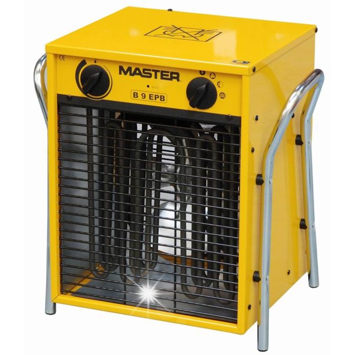 Индустриална въздушна завеса Master B 9 EPB, 9 kW, термостат, метална, 340x420x440mm