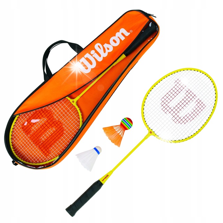 Комплект бадминтон Junior Wilson, 2 алуминиеви ракети, чанта