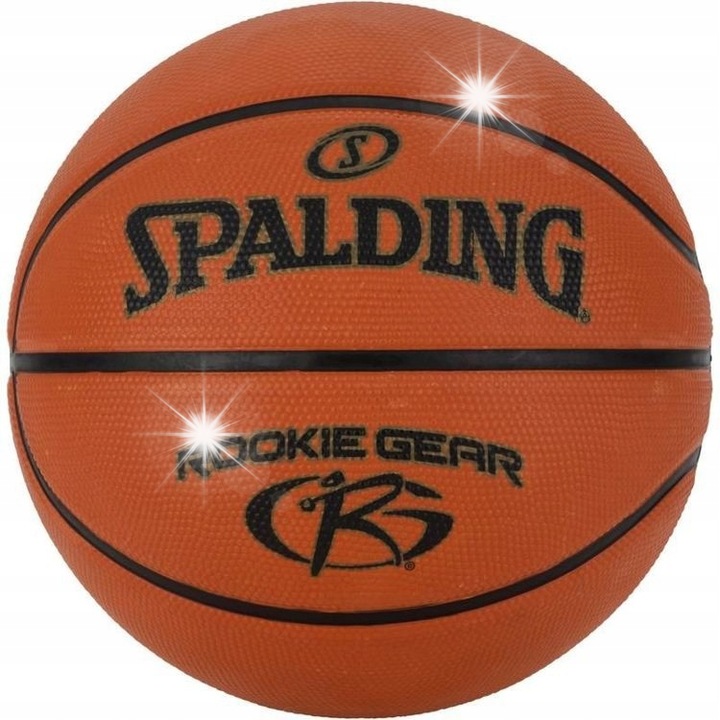 Баскетболна топка Spalding Rookie Gear, размер 5, композитна кожа, за зала/открито, леко тегло