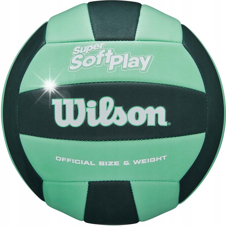 Wilson AVP Soft Play röplabda, fehér, 5-ös méret, 18 panel, strand- és teremszintű használatra