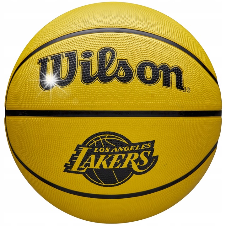 Wilson NBA Team Tribute Solid kosárlabda, Los Angeles Lakers, 5-ös méret, uniszex, 22cm