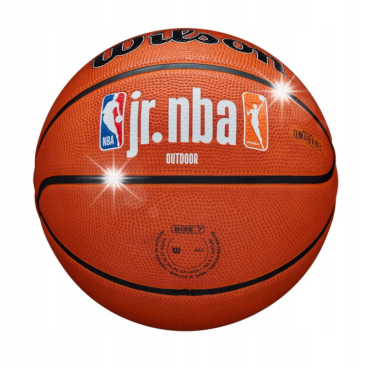 Wilson jr. NBA FAM kosárlabda, 5-ös méret, kültéri, Tackskin, többszínű