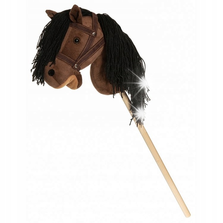 Конче на пръчка Teddykompaniet, 80см, кафяв цвят