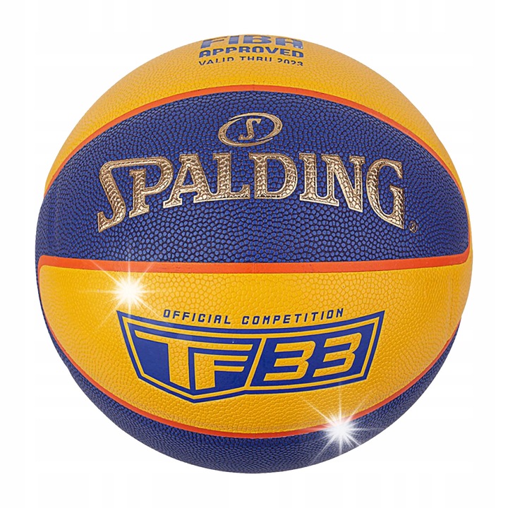 Баскетболна топка Spalding TF33, размер 6, тегло 7, за вътре/вън, композитна кожа, 2 панела