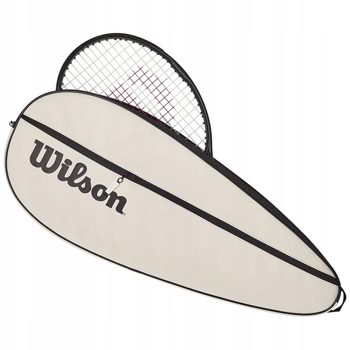 Husa protectie rachete tenis, Wilson Premium, gri, marime universala