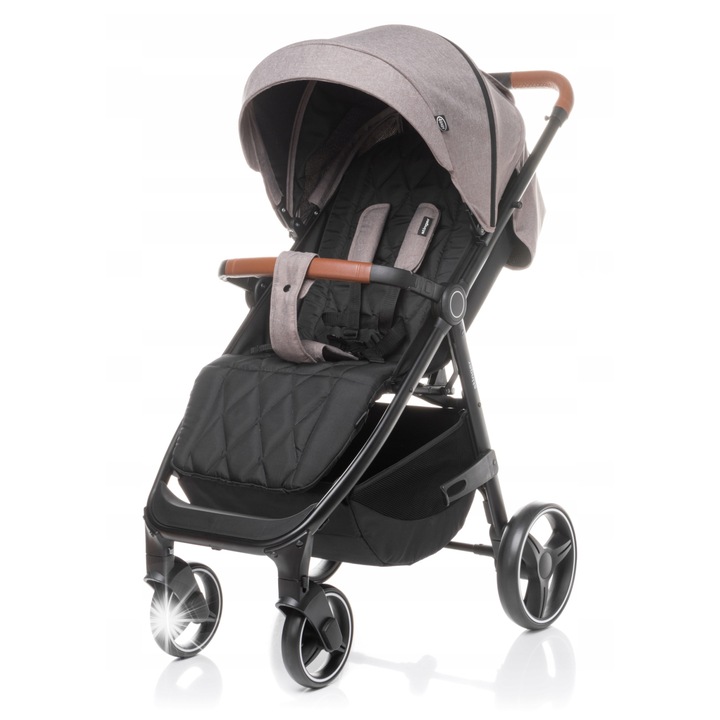 Количка 4BABY Stinger, 22кг, елегантен дизайн, компактни размери, 76x56x38см