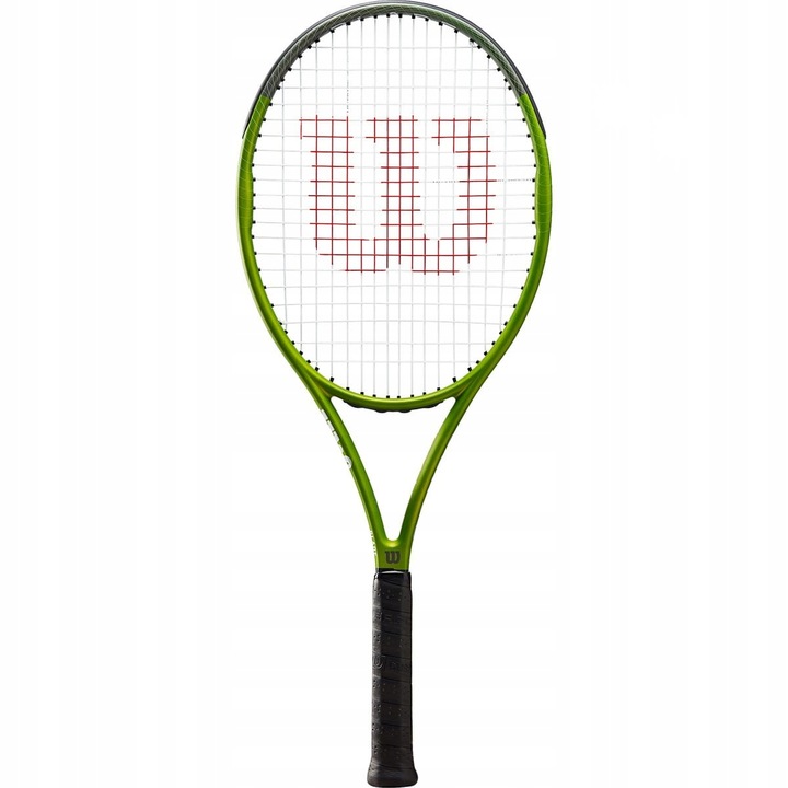Тенис ракета Wilson Blade Feel Team 103, 665cm², 275g, бяло-зелена, L1