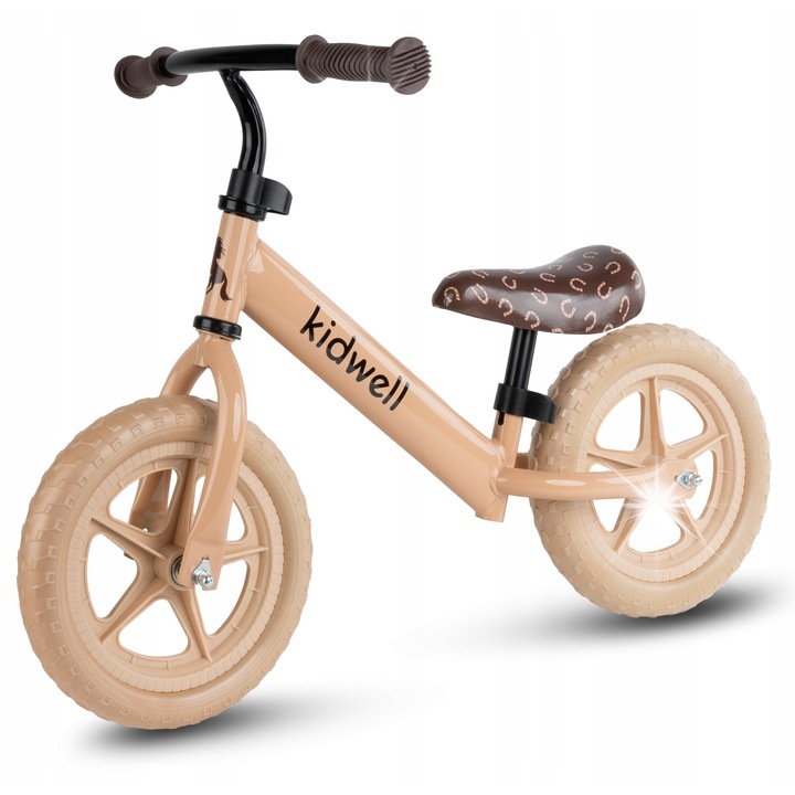 Детски велосипед Kidwell REBEL, 12", 2,64кг, EVA дунапренови колела, стоманена рамка, 80-120см