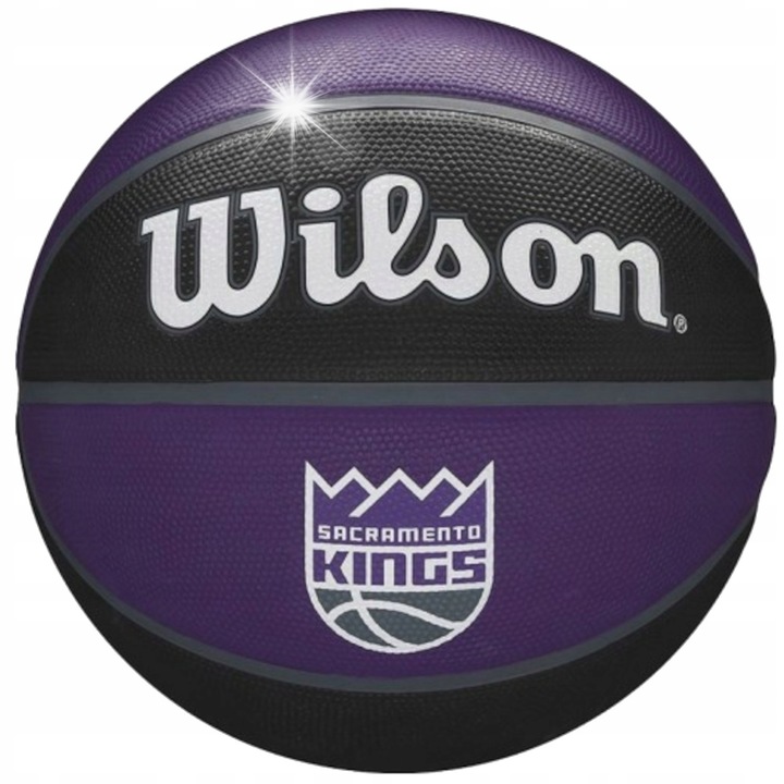Wilson Sacramento Kings kosárlabda, 7-es méret, lila, fekete, beltéri