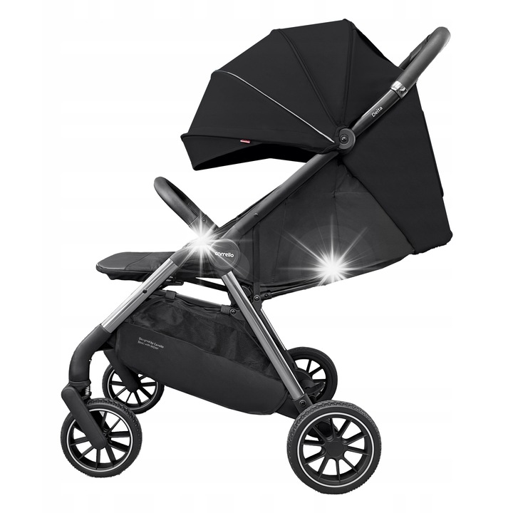 Детска количка Carrello Delta CRL-5517, 22 кг, автоматична система за сгъване, големи колела, 96x50x105см