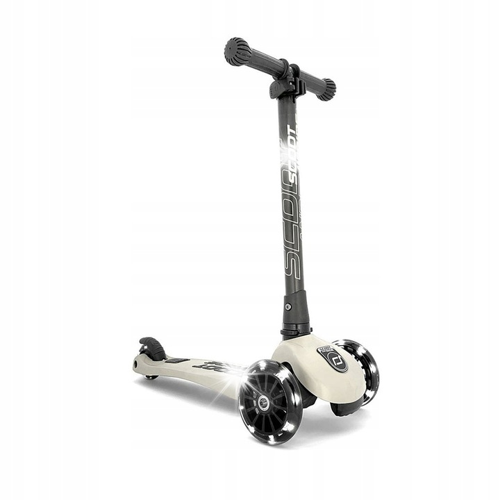 Тротинетка на три колела Scoot and Ride Highwaykick 3 LED, 96-120 см, 50 кг, сгъваема, с гумени колела против приплъзване