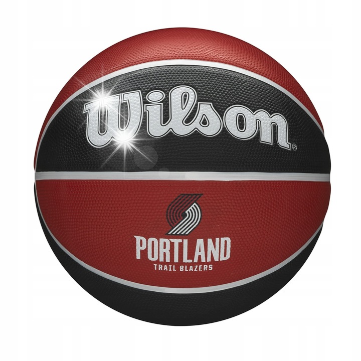 Wilson NBA Team Tribute kosárlabda, Portland Trail Blazers, 7-es méret, kültéri, többszínű