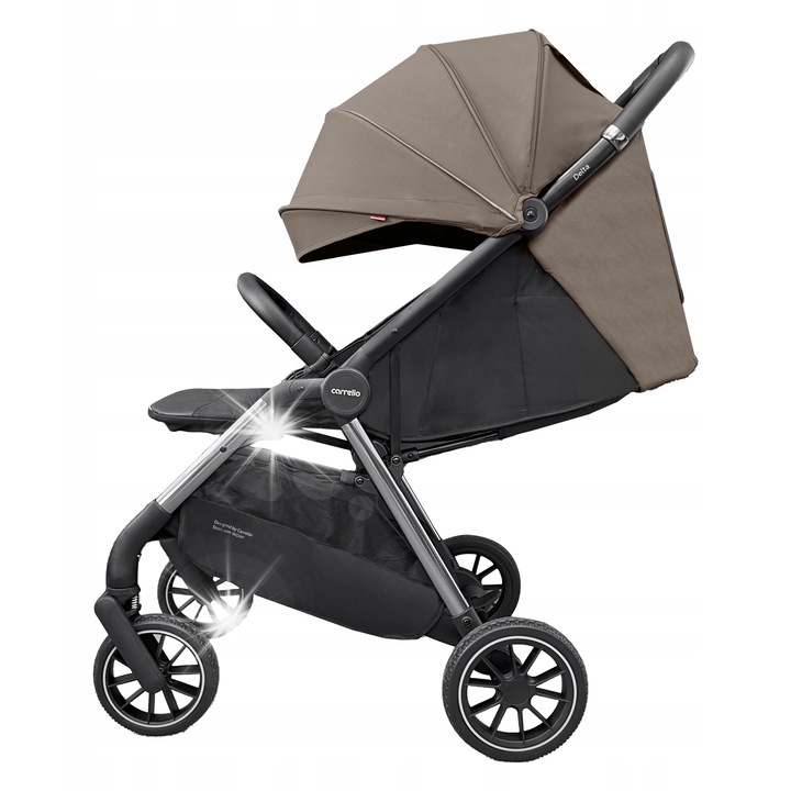 Детска количка Carrello Delta CRL-5517, 22кг, автоматично сгъване, голям сенник, 96x50x105см