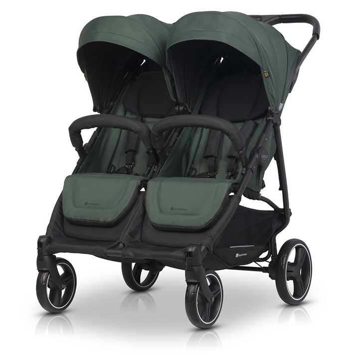 Количка за близнаци Euro-Cart DOBLO, 2 седалки, цвят Jungle, 74x91x107см