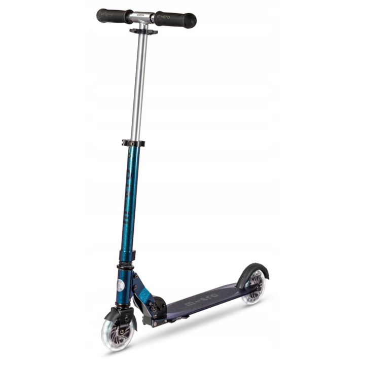 Тротинетка Micro Sprite LED PEARL, перла, светещи колела, 120мм, регулируема височина 66-95см, комплект за деца от 5 години