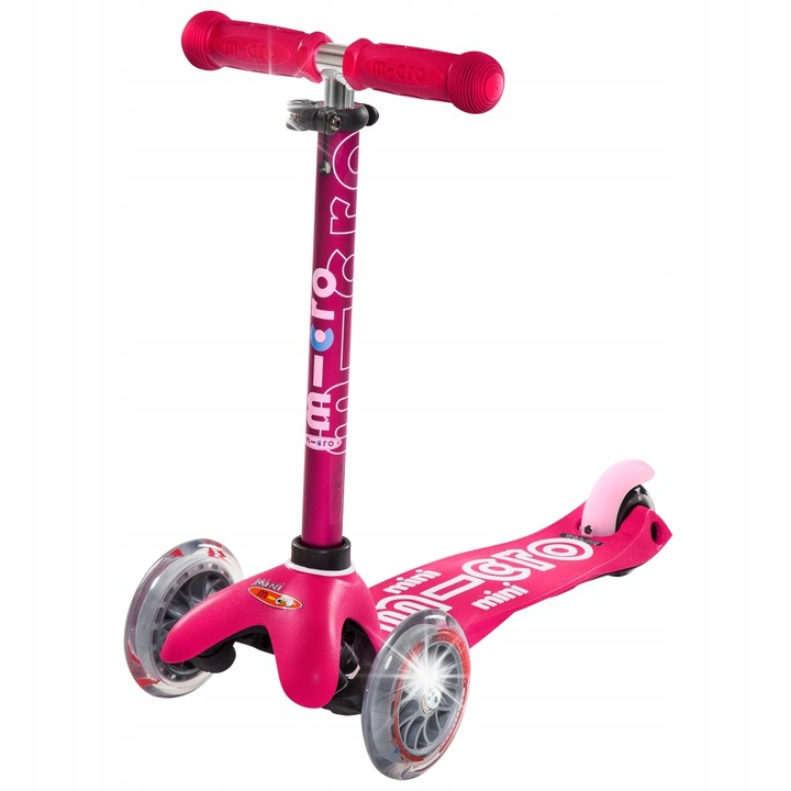 Тротинетка Mini Micro Deluxe, 3 колела, регулируема, рециклиране, 1,9 кг, 480x680 мм, за деца от 2 години
