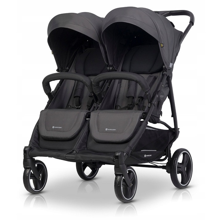 Количка за близнаци Euro-Cart DOBLO, 2 места, 2 покривала, размери 74x91x107см