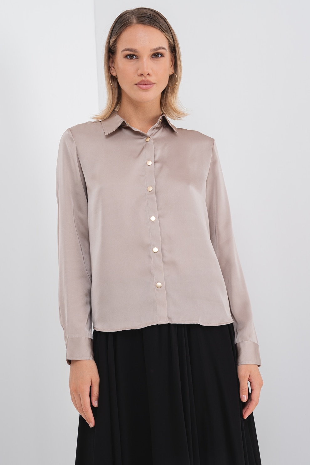 Only, Camasa lejera cu maneci lungi, Maro nisip, M