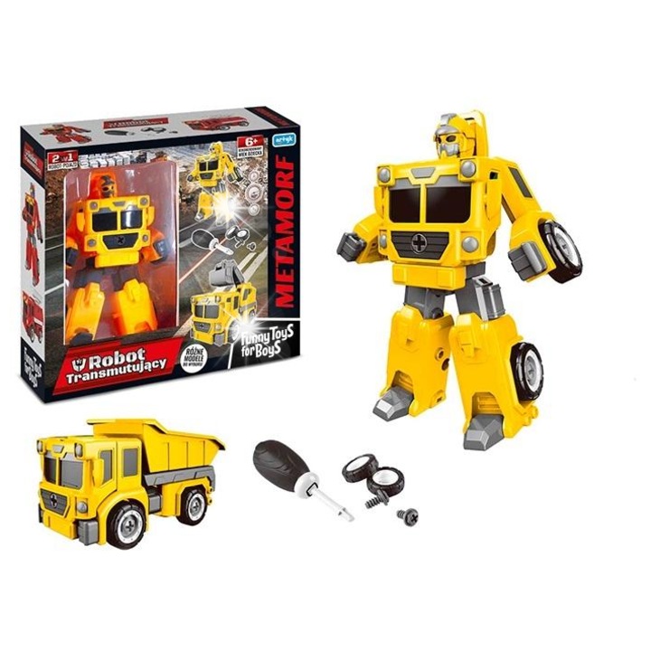 Комплект Auto Robo 15 см, елементи за сглобяване, 6+ години