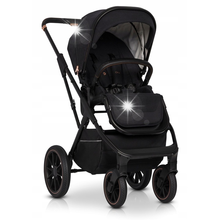 Количка Cavoe AXO STYLE, 22кг, с дъждобран, мрежа против насекоми, спален чувал, размери 95x57x105см