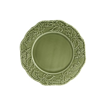 Farfurie intinsa, BP, motiv floral, 24 cm, gri inchis Farfurie intinsa, BP, motiv floral, 24 cm, gri inchis