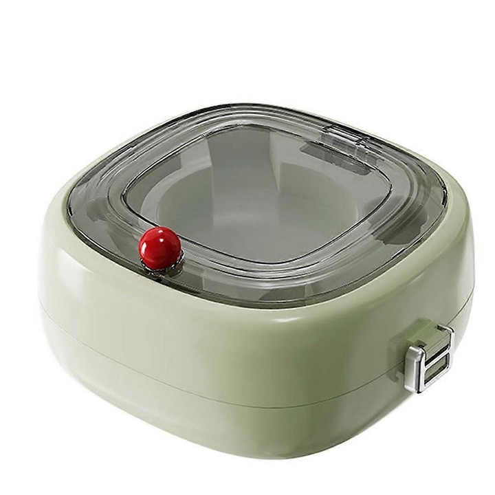 Set de cusut multifunctional, verde deschis, 14.3x12.5x5.8cm, 16 fire de ata, foarfece, rigla, cutie de cusut