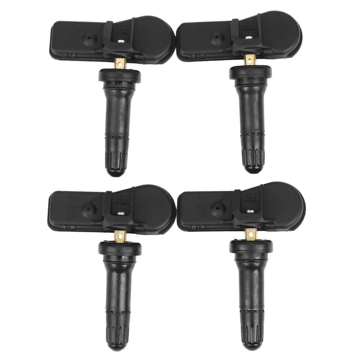4 db TPMS gumiabroncsnyomás-ellenőrző érzékelő készlet, 407009322R, fekete színű