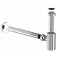 Сифон за мивка, хромиран Granitan, матиран, 33 см, регулируема височина, за мивки със или без преливник