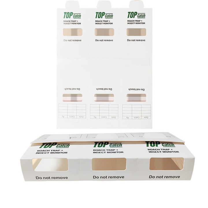 Cutie de glue pentru gandaci, bucatarie, living, birou si acasa pentru controlul daunatorilor, esentiale pentru viata apartamentului (10 pachete)