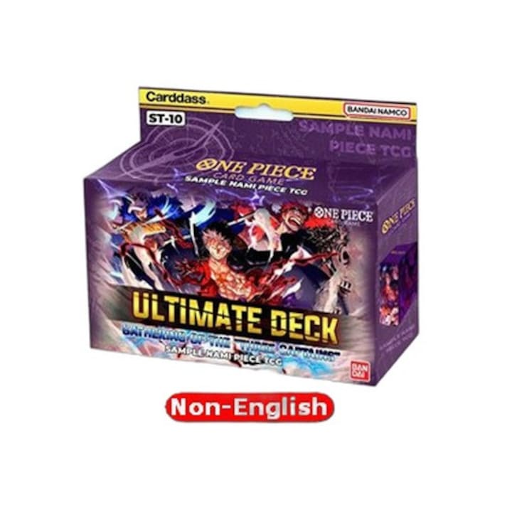 Set de jucrii de colecie, Bandai, One Piece Ultimate Deck: The Three  Captains, cri comune, neobinuite i rare - eMAG.ro