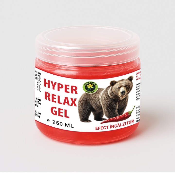 Balsam de corp Hypericum Impex, relaxare și efect incalzitor, 250ml, unisex