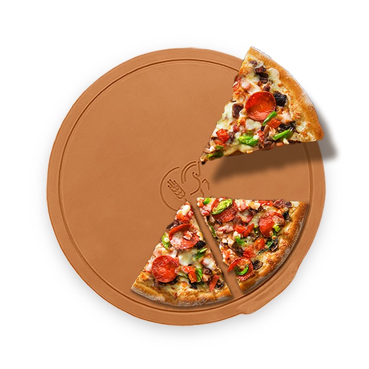 Глинена плоча за печене на пица, Земята на траките, кръгла, 34 см