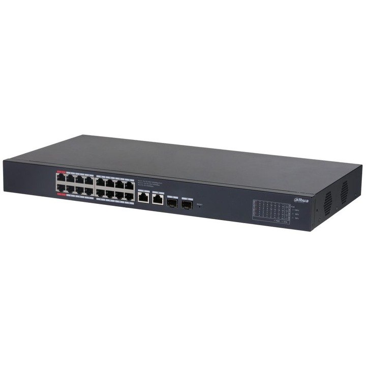 Суич Dahua CS4220-16GT-135, 16 порта 10 / 100 / 1000 MBs