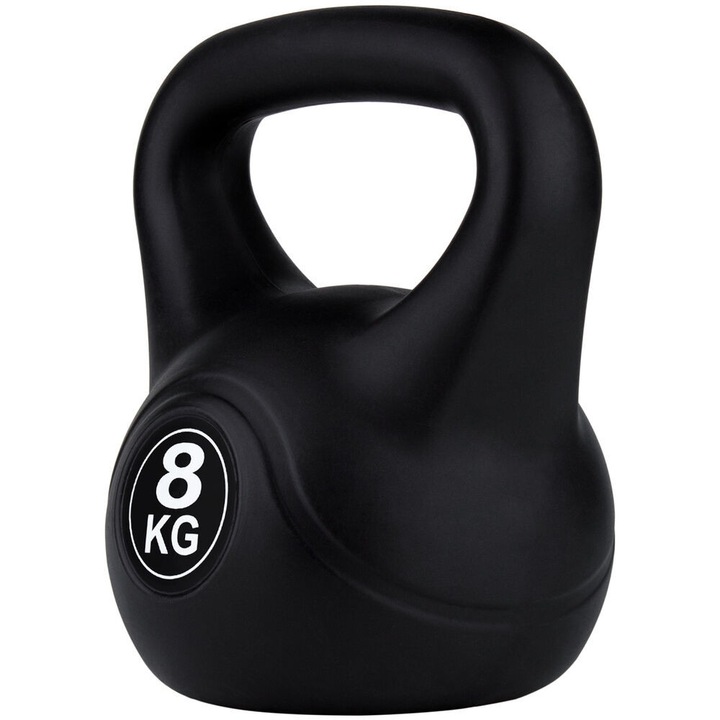 Funfit Gym&Fitness Kettlebell barbell 8kg - Negru
