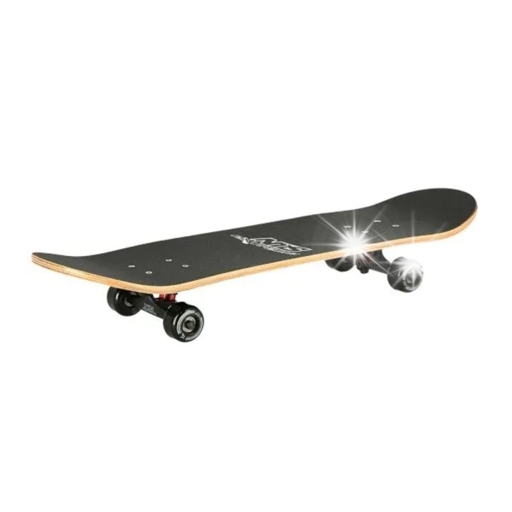 Скейтборд Nils Extreme, 9 слоя, гумени колела, 54x36мм, макс. 100кг, модерен дизайн