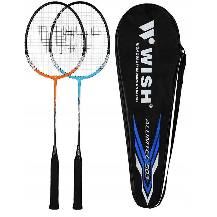 Комплект 2 ракети за бадминтон WISH, Многоцветен