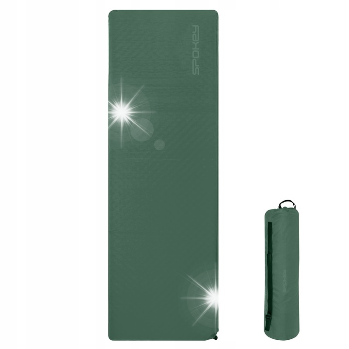 Къмпинг матрак, Spokey, Самораздуващ се, 200x66x5см, Зелен