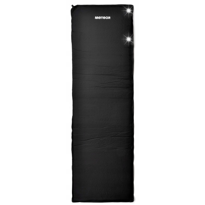 Къмпинг шалте, Meteor, Самопомпащо се, 195x60см, Черно