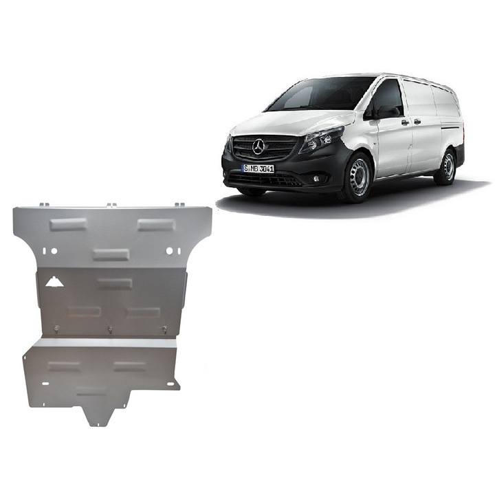 Scut motor din aluminiu Mercedes Vito (2020-2025)