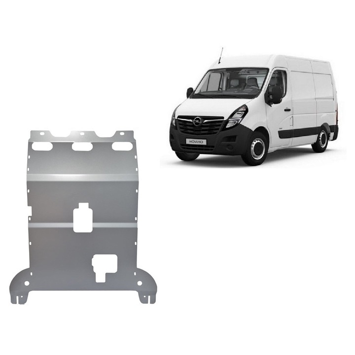 Scut motor din aluminiu Opel Movano (2022-2025)