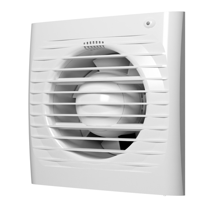 Ventilator cu temporizator si plasa antiinsecte, Ø125 mm