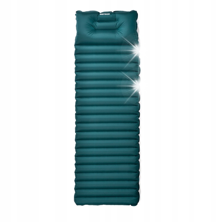 Къмпинг матрак 188x60x8,5см Meteor, водоустойчив, R-стойност 3,6, комплект с помпа и чанта за сушене