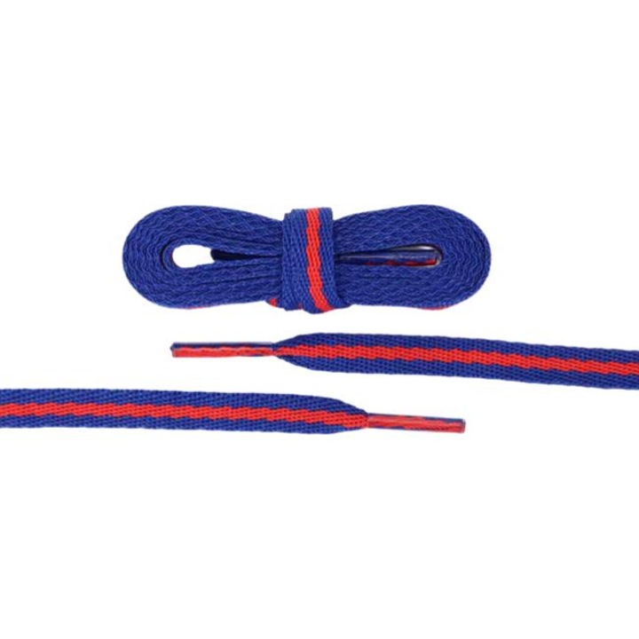 Sireturi sport cu dungi colorate, albastru regal